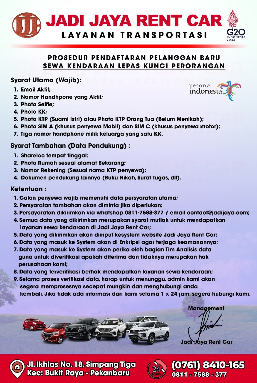 jadi jaya rentcar